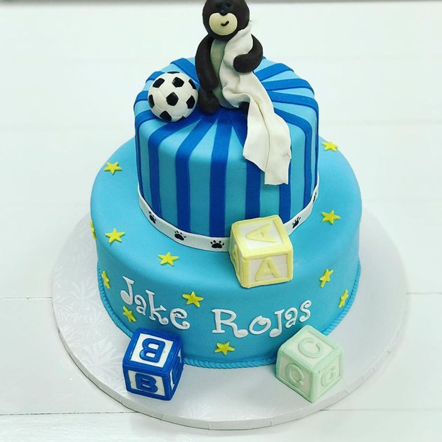 Baby shower cake by Sweet Escape Cake Company, Indianapolis