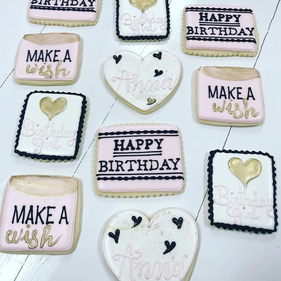 Decorated cookies by Sweet Escape Cake Company, Indianapolis