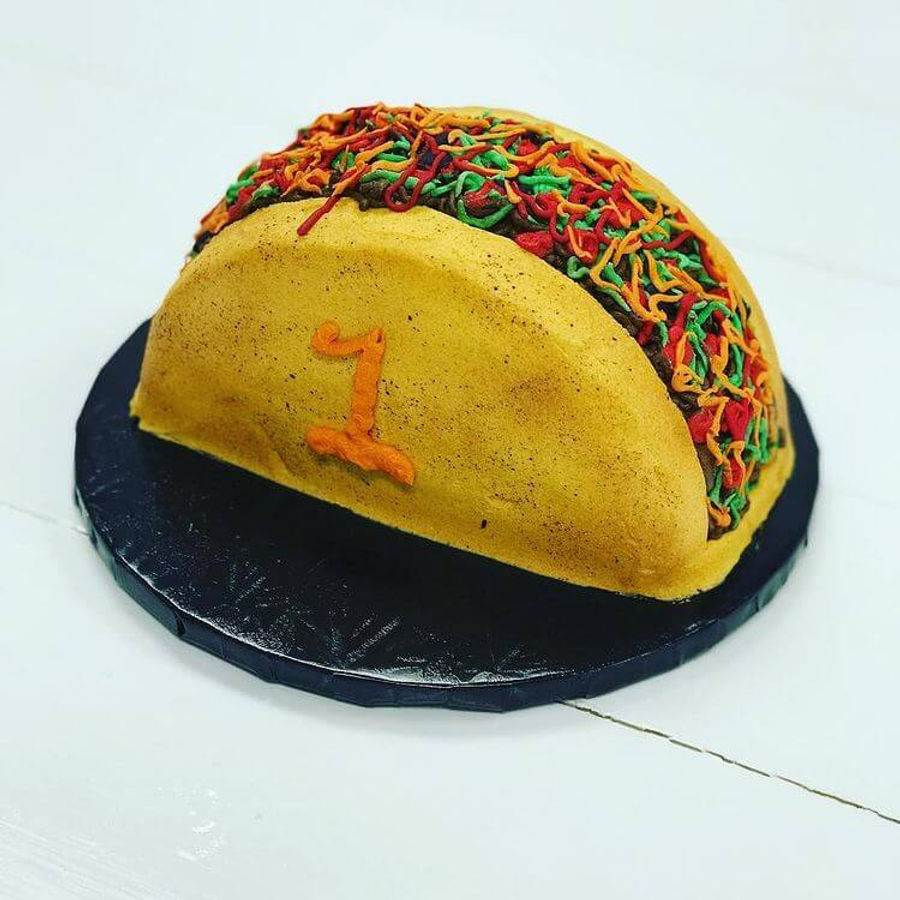 Birthday cake by Sweet Escape Cake Company, Indianapolis