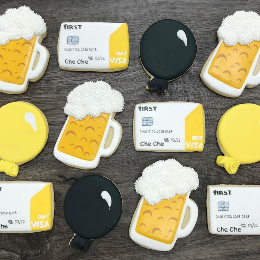 Decorated cookies by Sweet Escape Cake Company, Indianapolis