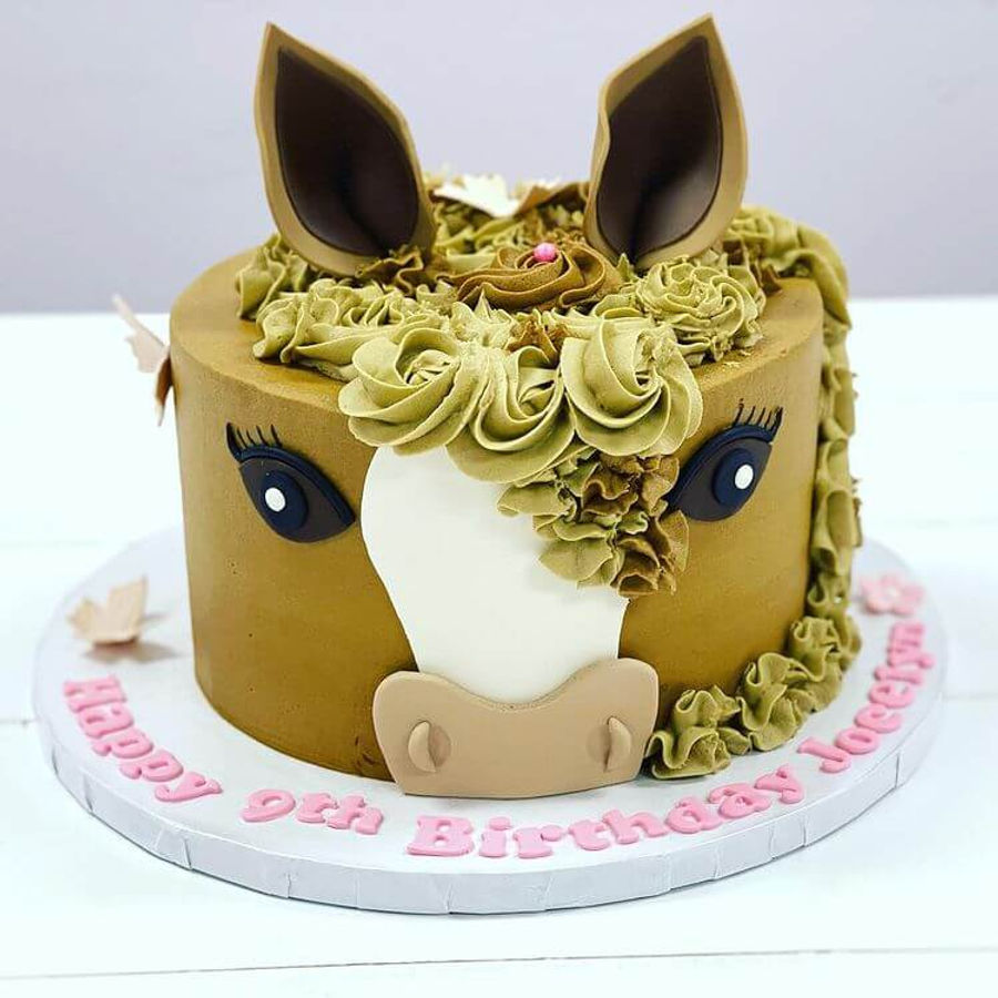 Birthday cake by Sweet Escape Cake Company, Indianapolis