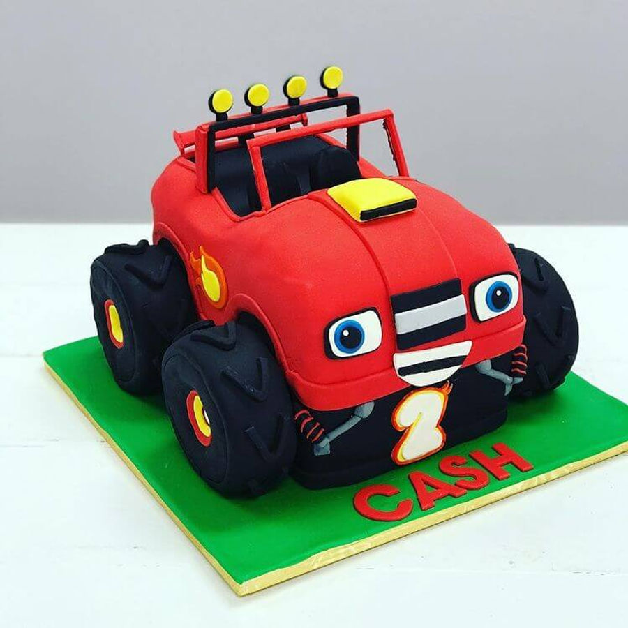 Birthday cake by Sweet Escape Cake Company, Indianapolis