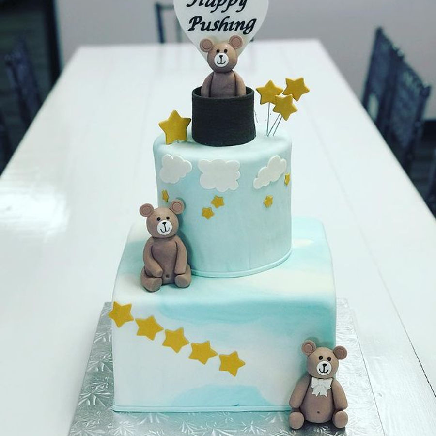 Baby shower cake by Sweet Escape Cake Company, Indianapolis