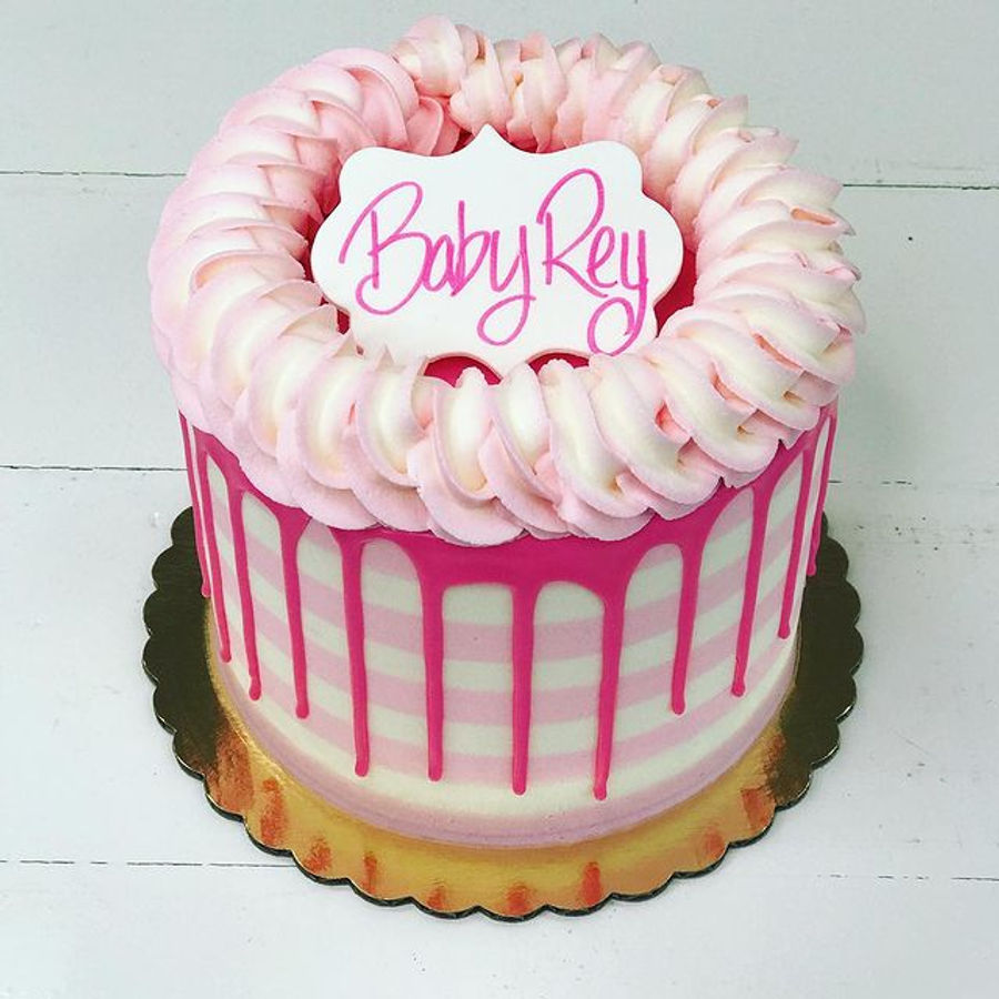 Baby shower cake by Sweet Escape Cake Company, Indianapolis