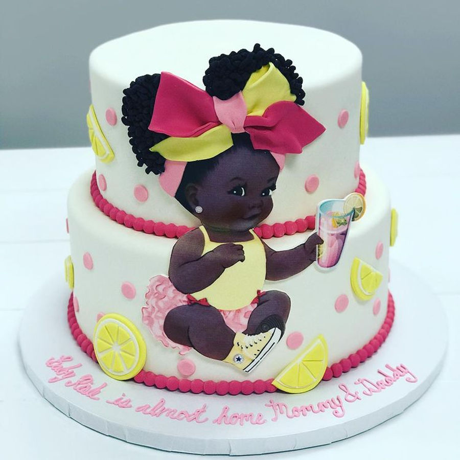 Baby shower cake by Sweet Escape Cake Company, Indianapolis