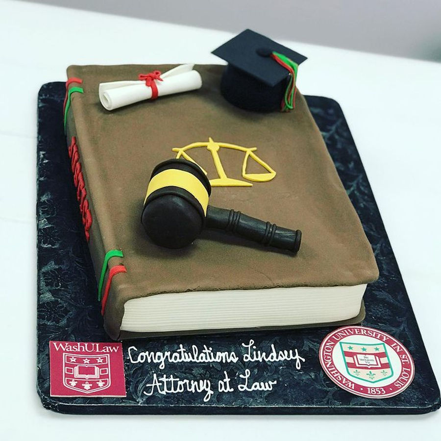 Graduation cake by Sweet Escape Cake Company, Indianapolis