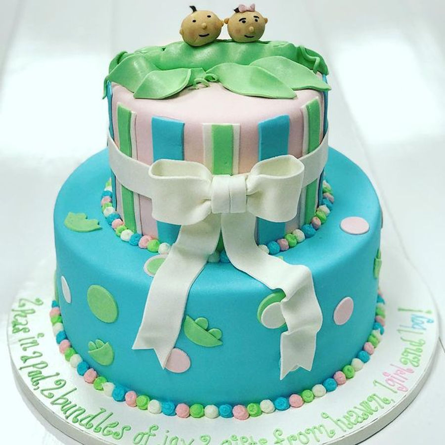 Baby shower cake by Sweet Escape Cake Company, Indianapolis