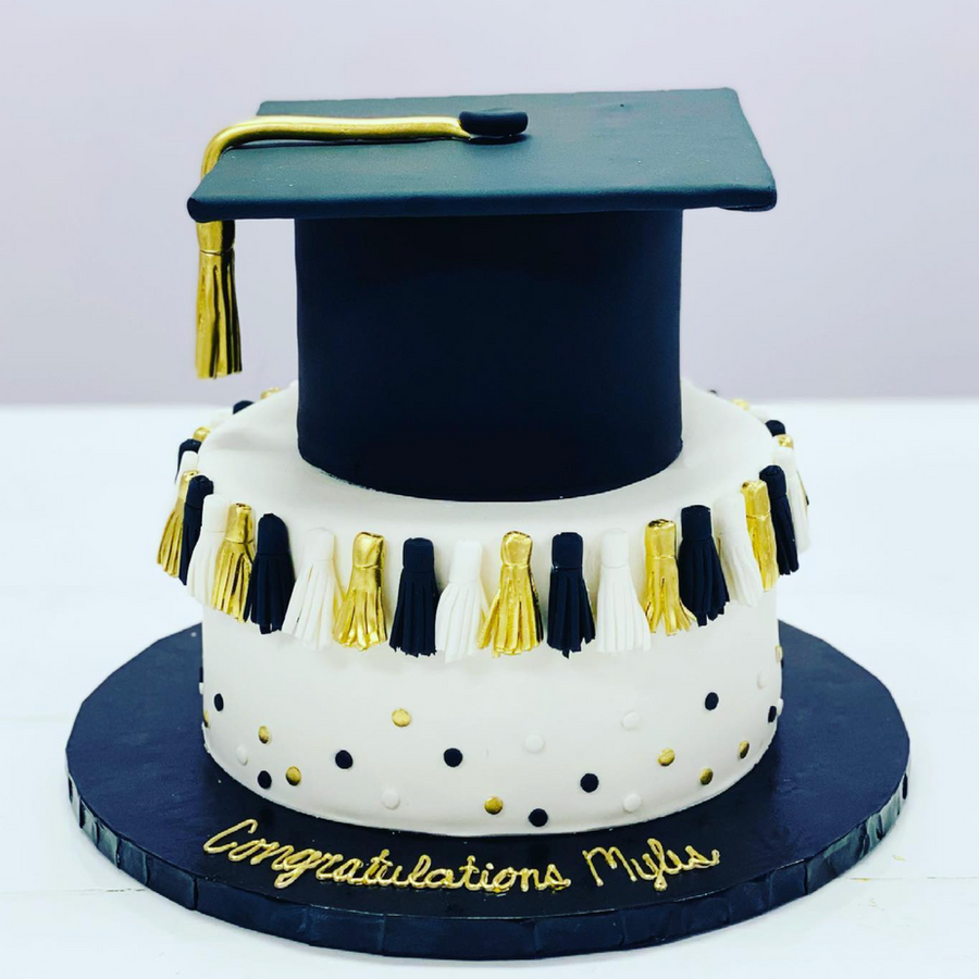 Graduation cake by Sweet Escape Cake Company, Indianapolis