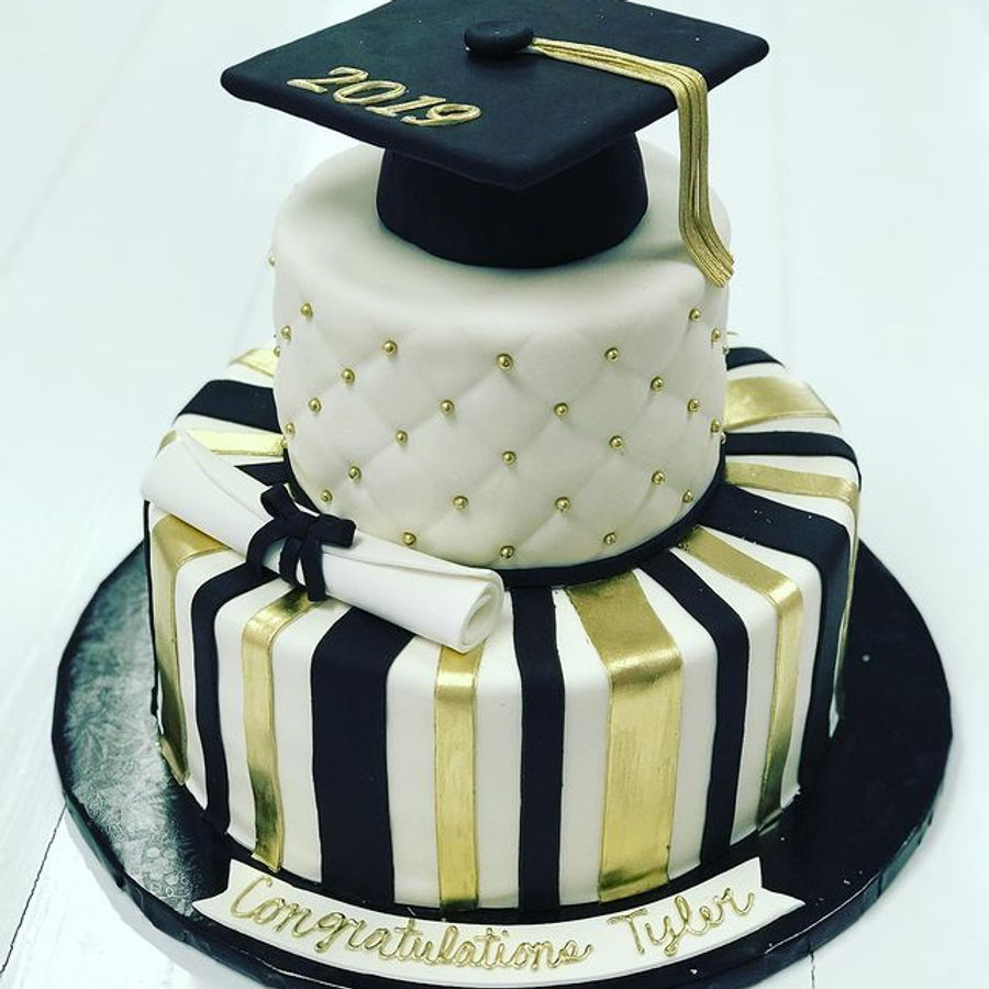 Graduation cake by Sweet Escape Cake Company, Indianapolis