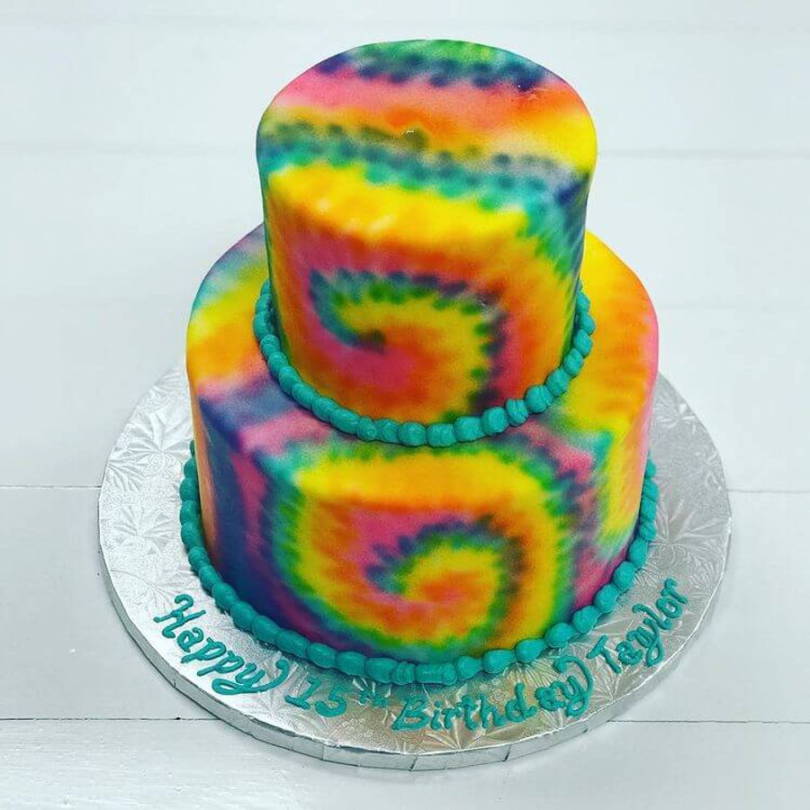 Birthday cake by Sweet Escape Cake Company, Indianapolis