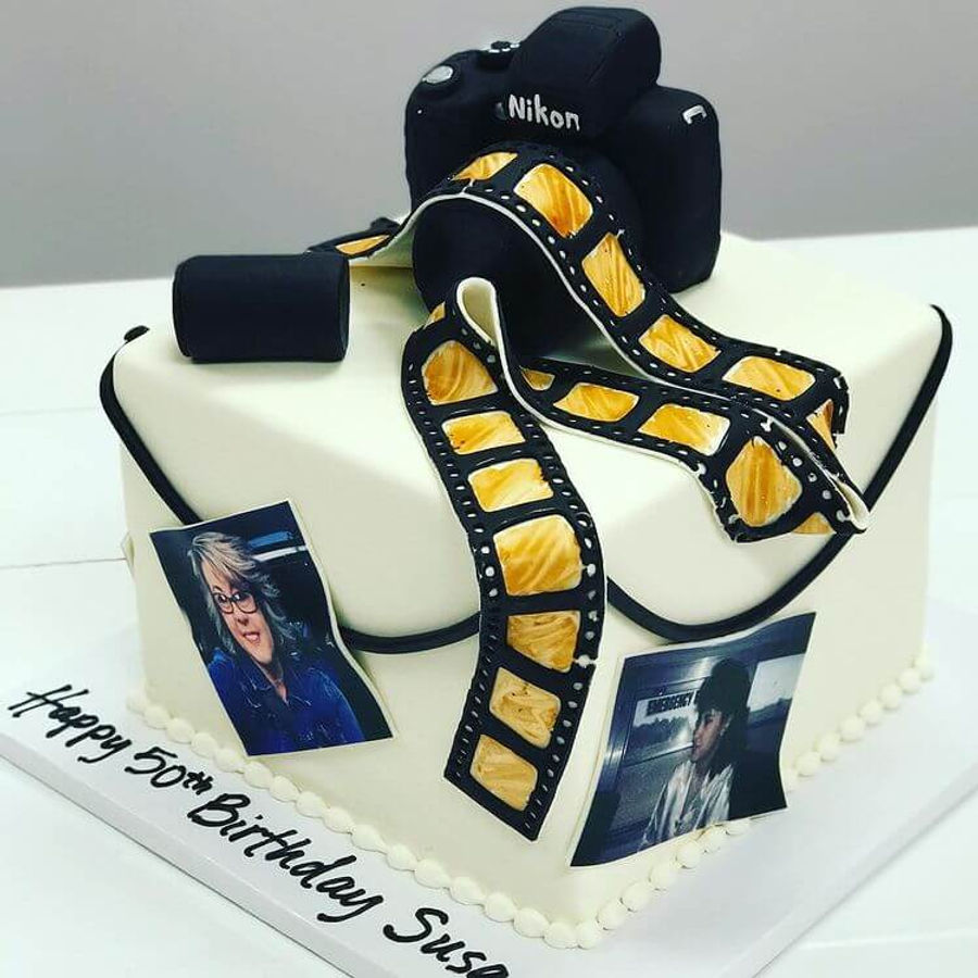 Birthday cake by Sweet Escape Cake Company, Indianapolis