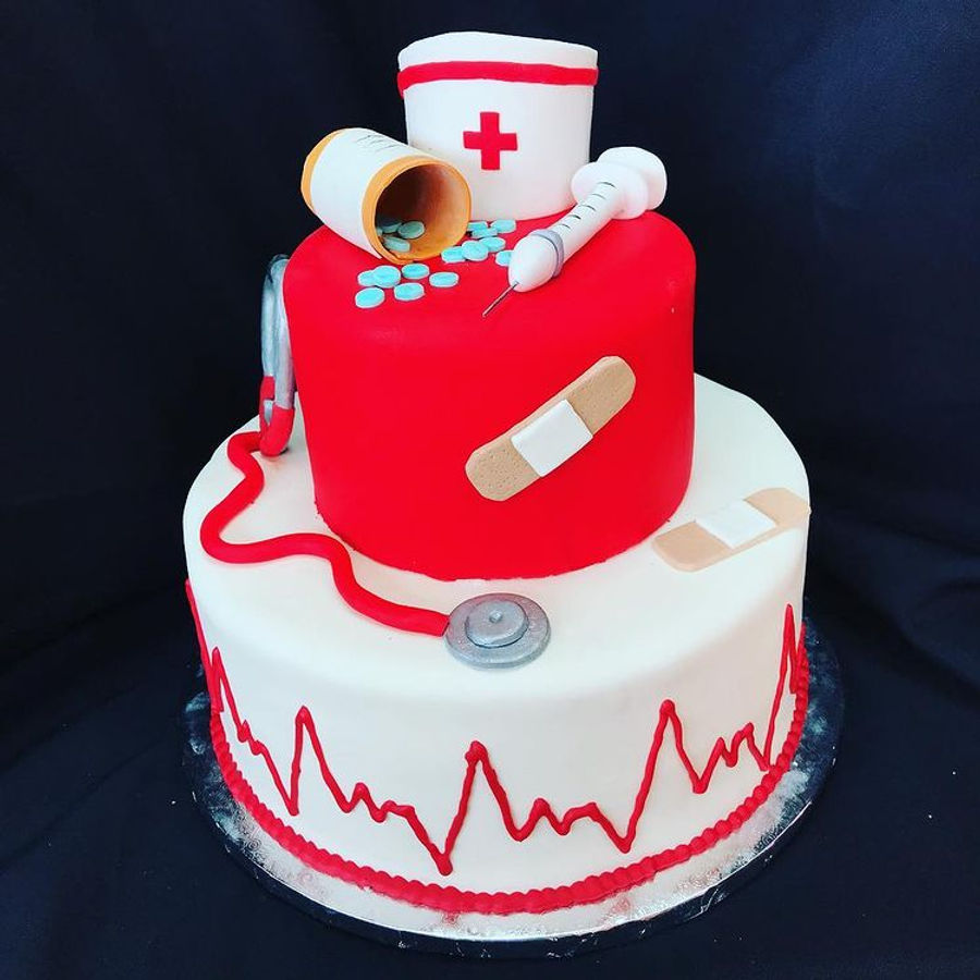 Graduation cake by Sweet Escape Cake Company, Indianapolis