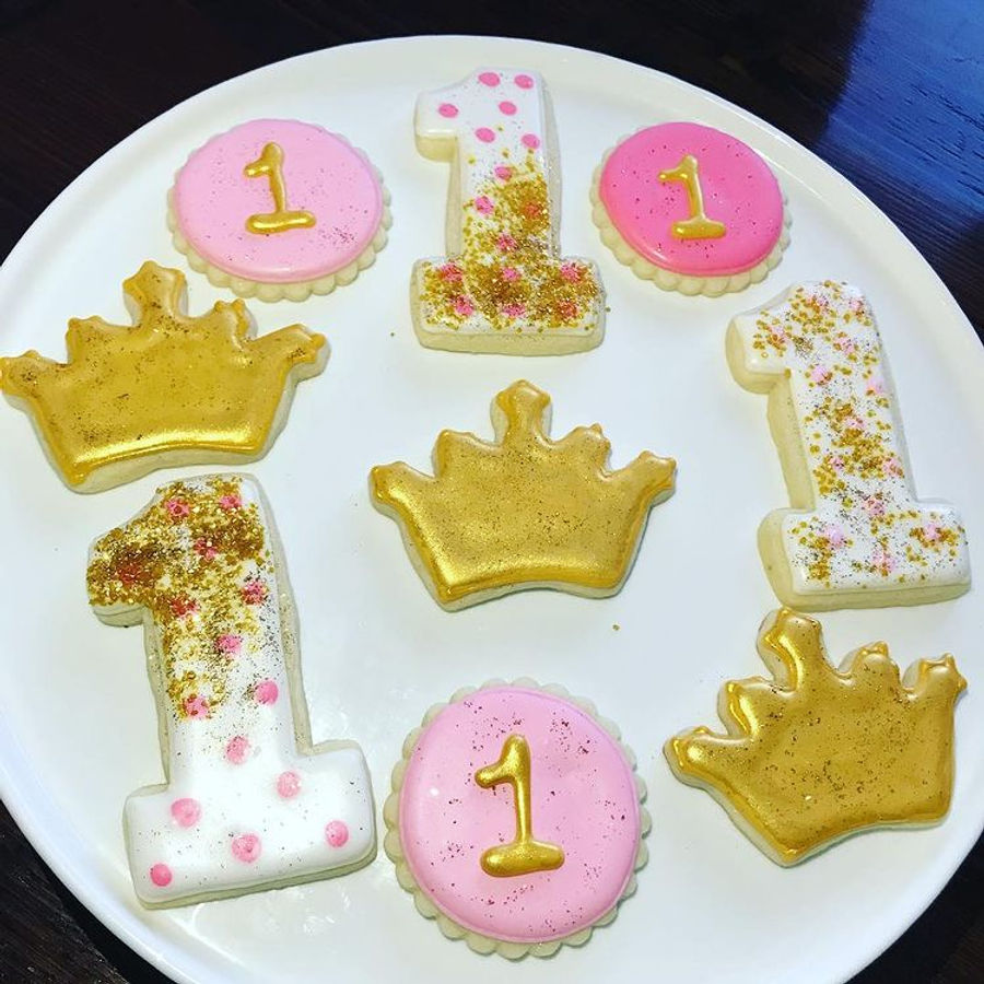 Decorated cookies by Sweet Escape Cake Company, Indianapolis