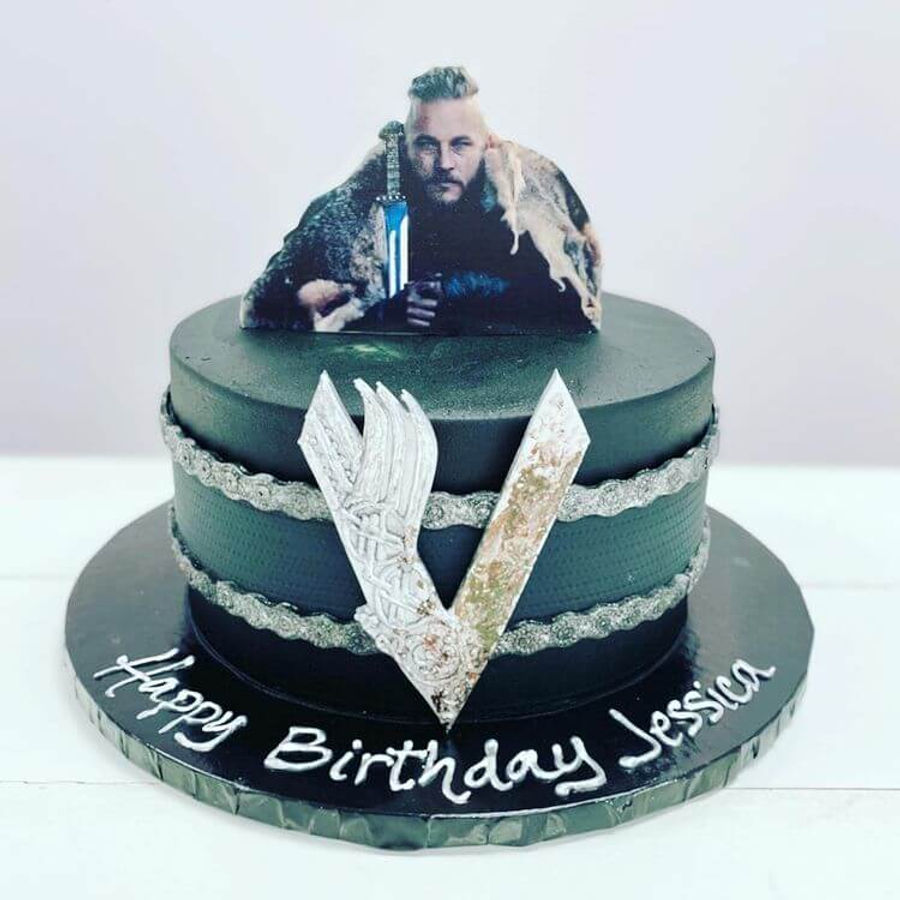 Birthday cake by Sweet Escape Cake Company, Indianapolis