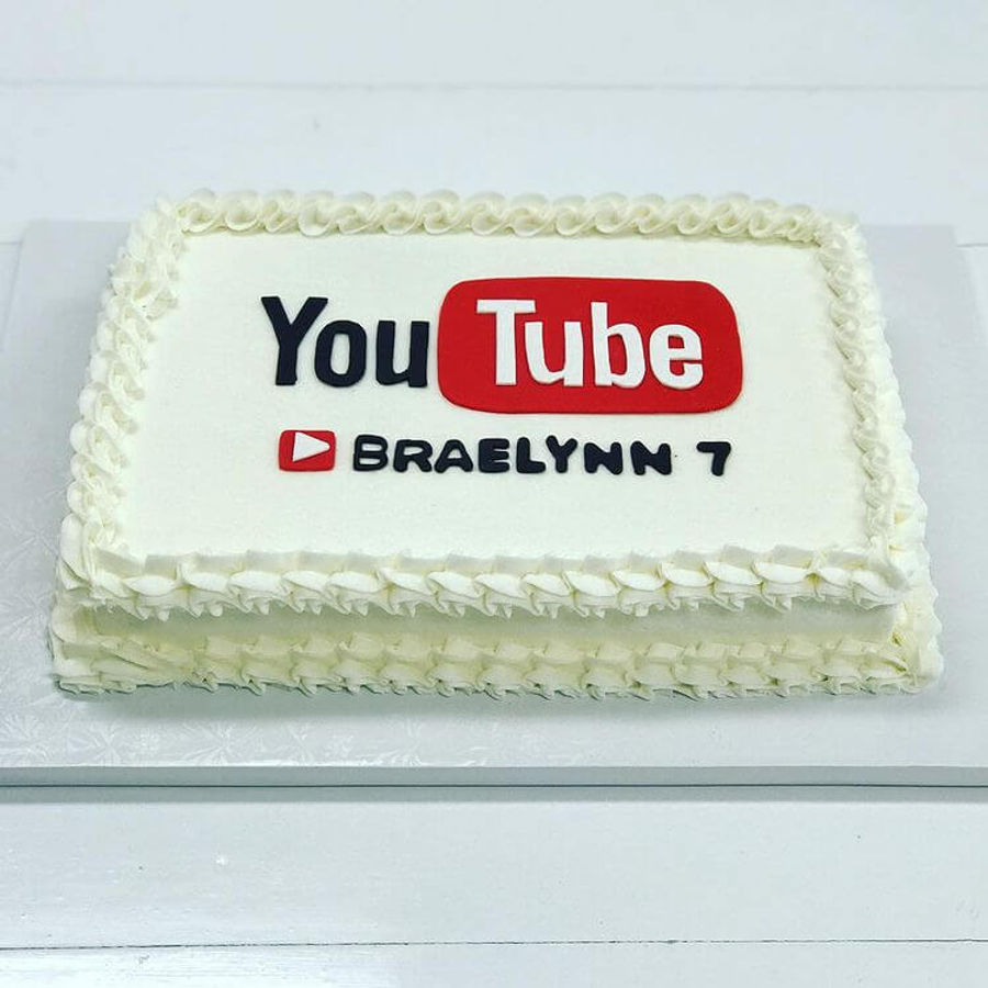 Birthday cake by Sweet Escape Cake Company, Indianapolis